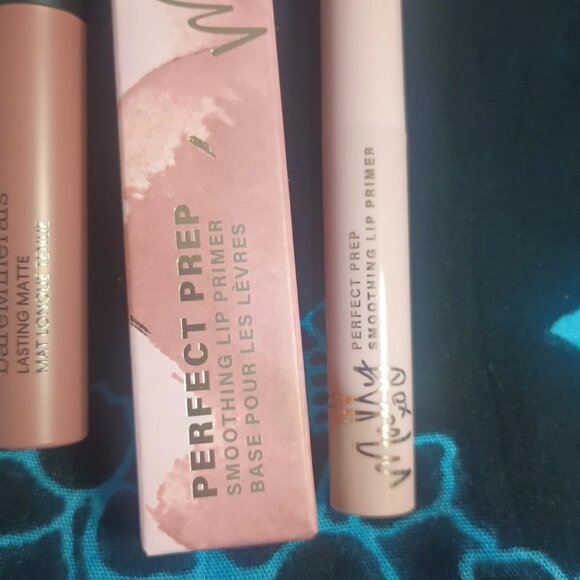 NIB 4pc Lipstick Lot Bare Minerals Lip Liner Liquid Lipstick Mally Perfect Prep - Picture 4 of 6